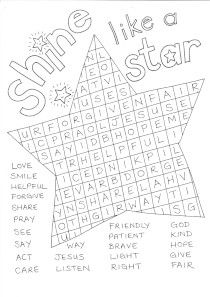 Wordsearch: Shine Like A Star